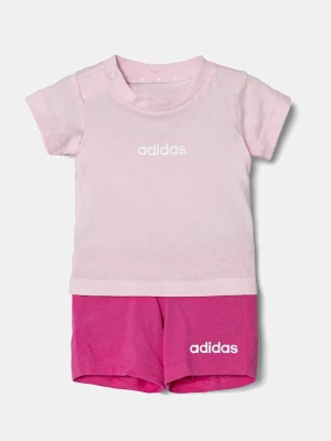 Obrázek produktu adidas Dětská bavlněná souprava růžová