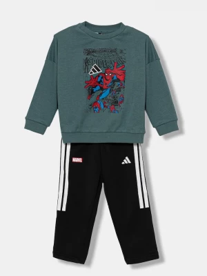 Obrázek produktu adidas Dětská tepláková souprava adidas Marvel tyrkysová