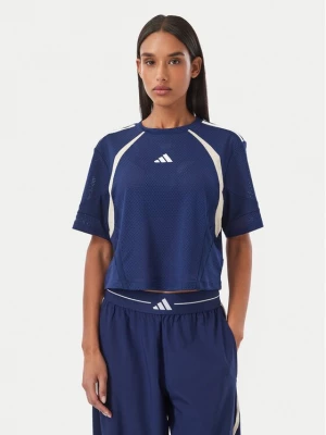 Obrázek produktu adidas Funkční tričko Hyperglam 3-Stripes Color Block KQ5753 Modrá Loose Fit