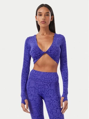 Obrázek produktu adidas Funkční tričko Primelift Workout Snake Twist Reversible Long Sleeve T-Shirt KT4022 Fialová Slim Fit
