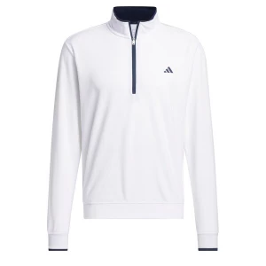 Obrázek produktu ADIDAS GOLF Funkční tričko 'Lightweight Half-Zip' černá / bílá