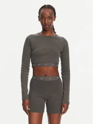 Obrázek produktu adidas Halenka Ribbed JD0014 Černá Slim Fit