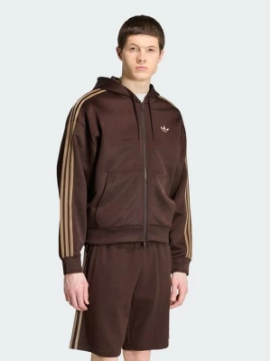Obrázek produktu adidas Mikina adicolor Spacer KS7426 Tmavě hnědá Oversize