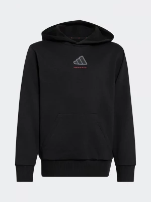 Obrázek produktu adidas mikina s kapucí dětská s bavlnou černá