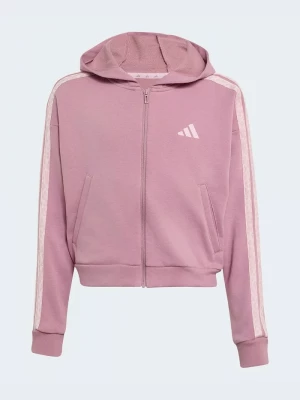 Obrázek produktu adidas mikina s kapucí dětská s bavlnou fialová