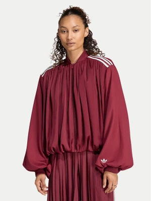Obrázek produktu adidas Mikina Satin Pleated Track Top LG4080 Bordó Relaxed Fit