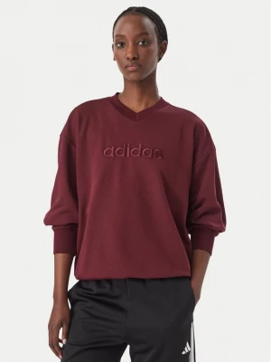 Obrázek produktu adidas Mikina Seasonal Essentials Satin V-Neck KS7925 Bordó Regular Fit