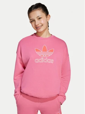 Obrázek produktu adidas Mikina Trefoil JV8571 Růžová Loose Fit