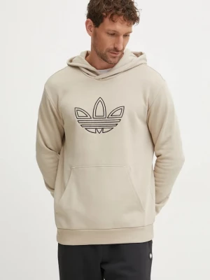 Obrázek produktu adidas Originals Bavlněná mikina adidas Originals Outline Hoodie béžová