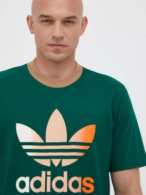 Obrázek produktu adidas Originals Bavlněné tričko adidas Originals zelená