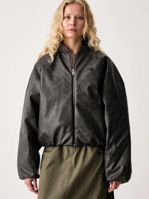 Obrázek produktu adidas Originals bomber dámský z imitace kůže černá