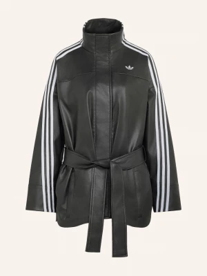 Obrázek produktu Adidas Originals Bunda V Koženém Vzhledu černá / bílá