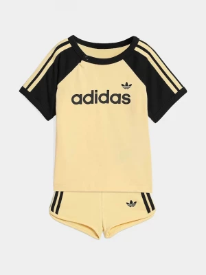Obrázek produktu adidas Originals Dětská bavlněná souprava adidas Originals žlutá