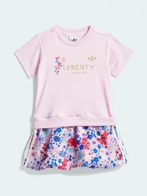 Obrázek produktu adidas Originals Dětské bavlněné šaty adidas Originals LIBERTY růžová