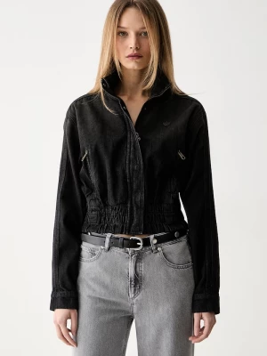 Obrázek produktu adidas Originals džínová bunda dámská bavlněná P ESS DENIM TT černá