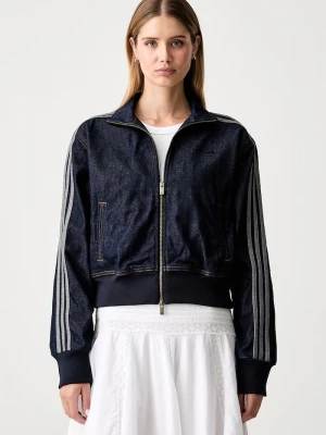 Obrázek produktu adidas Originals džínová bunda dámská džínová Firebird modrá