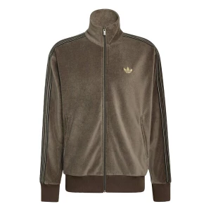 Obrázek produktu ADIDAS ORIGINALS Fleecová mikina 'Firebird' hnědá / pastelově žlutá / černá / offwhite