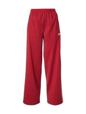 Obrázek produktu ADIDAS ORIGINALS Kalhoty 'PINSTRIPE FIREBIRD LOOSE' tmavě červená / bílá