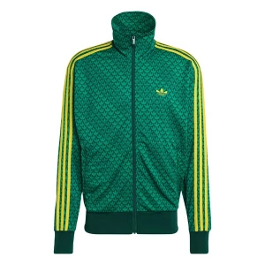 Obrázek produktu ADIDAS ORIGINALS Mikina 'Firebird' žlutá / smaragdová / tmavě zelená