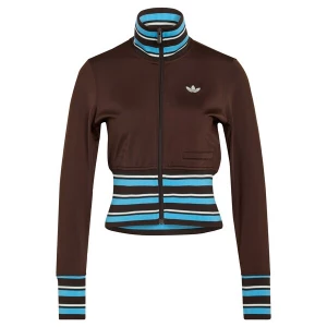 Obrázek produktu ADIDAS ORIGINALS Mikina 'Vintage' azurová / tmavě hnědá / bílá