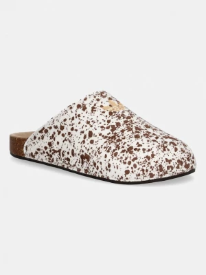 Obrázek produktu adidas Originals pantofle dámské kožené Adimule hnědá
