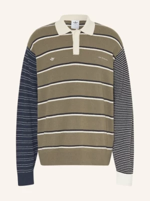Obrázek produktu Adidas Originals Pletené Polo Tričko sftm007 olivová / krémová / černá