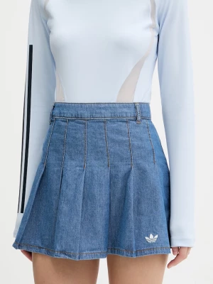 Obrázek produktu adidas Originals plisovaná sukně džínová modrá