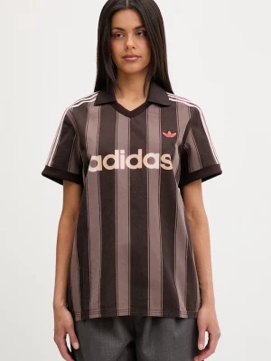 Obrázek produktu adidas Originals polo dámské bavlněné hnědá