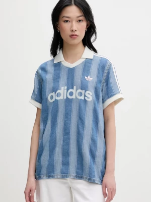 Obrázek produktu adidas Originals polo dámské bavlněné modrá