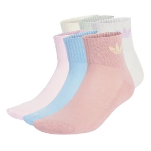 Obrázek produktu ADIDAS ORIGINALS Ponožky 'Mid Ankle 6 Pairs' světle béžová / světlemodrá / šedá / bílá