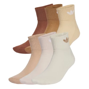 Obrázek produktu ADIDAS ORIGINALS Ponožky 'Mid Ankle 6 Pairs' tělová / nažloutlá / hnědá / kaštanově hnědá / pastelově růžová / bílá