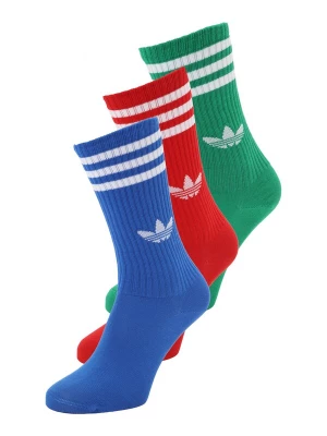 Obrázek produktu ADIDAS ORIGINALS Ponožky '3 STRIPES HIGH CREW SOCKS 3' námořnická modř / světle zelená / jasně červená / bílá