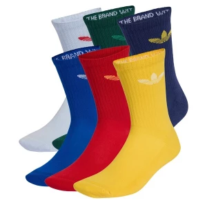 Obrázek produktu ADIDAS ORIGINALS Ponožky 'Trefoil Cushion' modrá / pastelová modrá / tmavě modrá / žlutá / jedle / červená