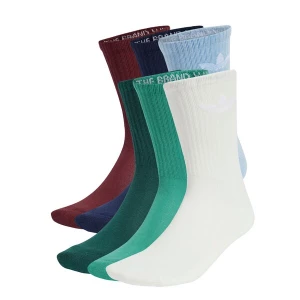 Obrázek produktu ADIDAS ORIGINALS Ponožky 'Trefoil Cushion' světlemodrá / tmavě zelená / vínově červená / bílá