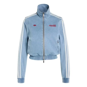 Obrázek produktu ADIDAS ORIGINALS Přechodná bunda 'Firebird' modrá džínovina / jasně červená / bílá
