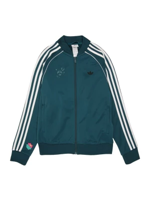 Obrázek produktu ADIDAS ORIGINALS Přechodná bunda tmavě zelená / bílá