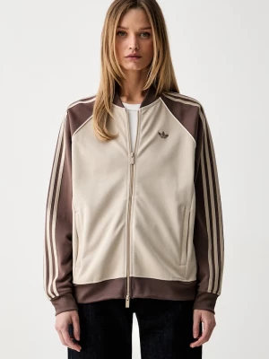 Obrázek produktu adidas Originals rozepínací mikina dámská bavlněná béžová