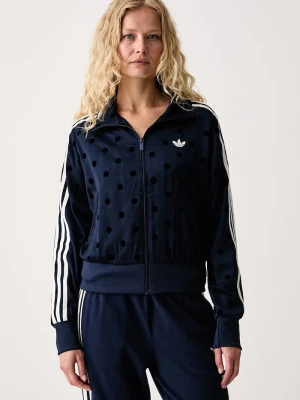 Obrázek produktu adidas Originals rozepínací mikina dámská Satin Polka Dots námořnická modř