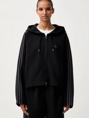 Obrázek produktu adidas Originals rozepínací mikina s kapucí dámská s bavlnou SST 2.0 černá
