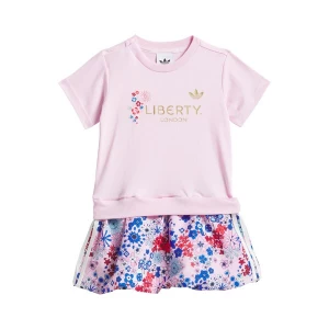 Obrázek produktu ADIDAS ORIGINALS Šaty 'Adidas Originals x Liberty London' námořnická modř / zlatá / růžová / tmavě červená