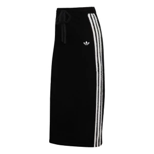 Obrázek produktu ADIDAS ORIGINALS Sukně 'KNITTED' černá / bílá