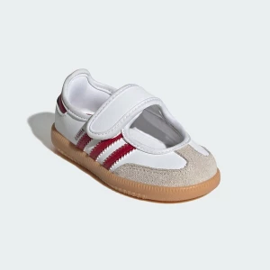 Obrázek produktu ADIDAS ORIGINALS Tenisky 'Samba' šedobéžová / karmínově červené / bílá