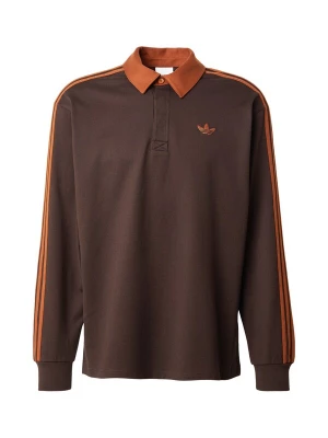 Obrázek produktu ADIDAS ORIGINALS Tričko '3-Stripes Rugby Longsleeve' čokoládová / měděná