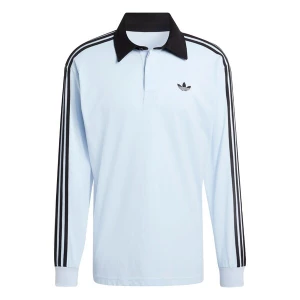 Obrázek produktu ADIDAS ORIGINALS Tričko '3-STRIPES RUGBY LONGSLEEVE' světlemodrá / černá