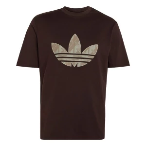 Obrázek produktu ADIDAS ORIGINALS Tričko 'MONOGRAM' brokátová / tmavě hnědá / pastelově zelená
