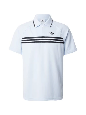 Obrázek produktu ADIDAS ORIGINALS Tričko 'Chest Stripes Slim Polo' světlemodrá / černá