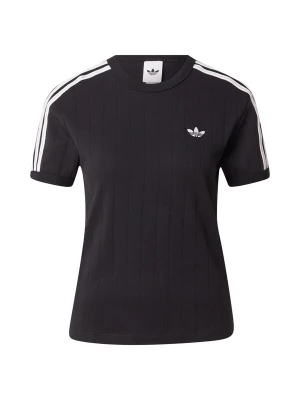 Obrázek produktu ADIDAS ORIGINALS Tričko 'PINSTRIPE SHORT SLEEVE SLIM' černá / bílá