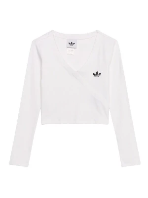 Obrázek produktu ADIDAS ORIGINALS Tričko 'SLIM MINI RIB WRAP LONGSLEEVE' černá / bílá