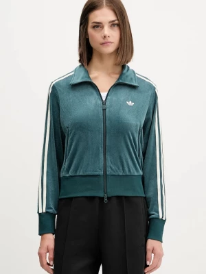 Obrázek produktu adidas Originals Velurová mikina adidas Originals Fb Liberty Tt zelená