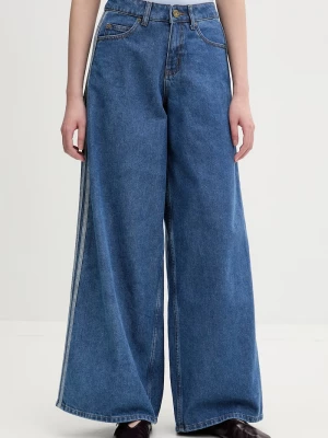 Obrázek produktu adidas Originals wide leg džíny dámské Firebird modrá